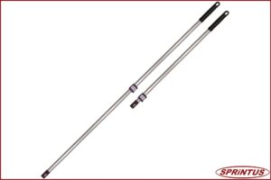 Sprintus 301037 Aluminium-Teleskopstiel 80 - 140 cm, mit OGL-Gewinde