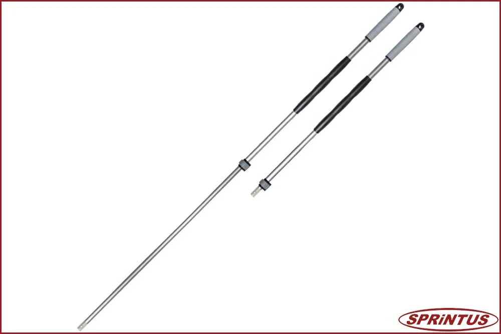 Sprintus 301224 Aluminium-Teleskopstiel Pro 100 - 180 cm, mit OGL-Gewinde