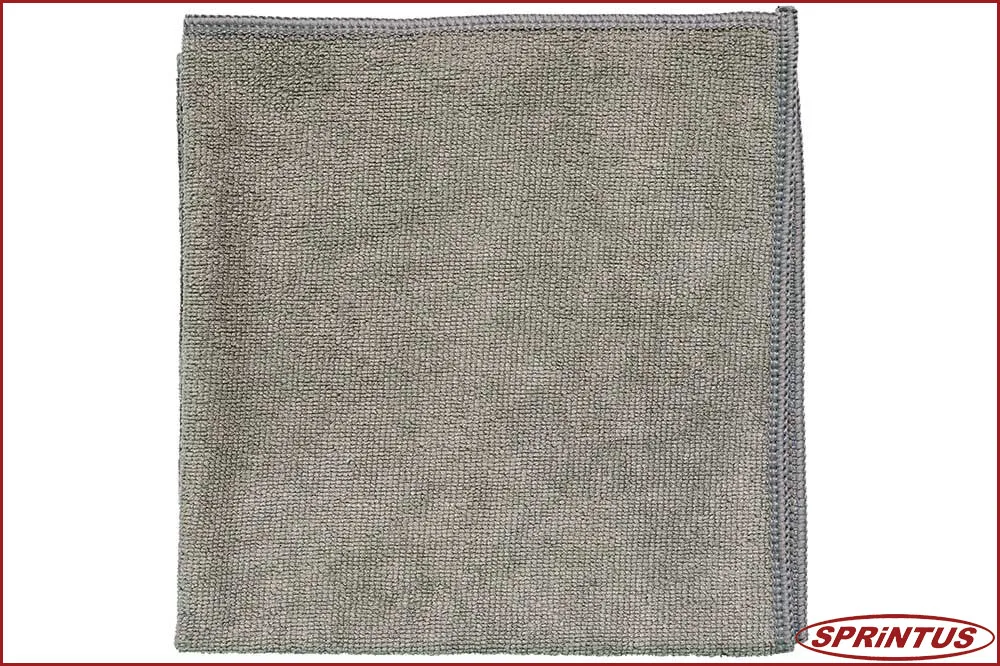 Sprintus 301364 Mikrofasertuch Rainbow PRO, 40 x 40 cm, grau - 5 Stück