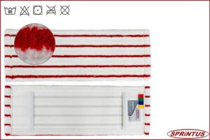 Sprintus 302093 Mikrofaser-Taschenmopp Shark RED, 40 cm