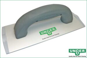 UNGER PHD20 Padhalter mit Handgriff, 20 cm - Aluminiumhalter für Innenreinigungs Pads