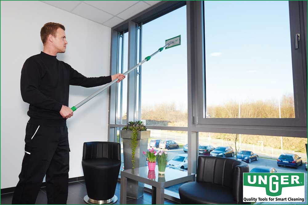 UNGER PHD20 Padhalter für Teleskopstangen, 20 cm