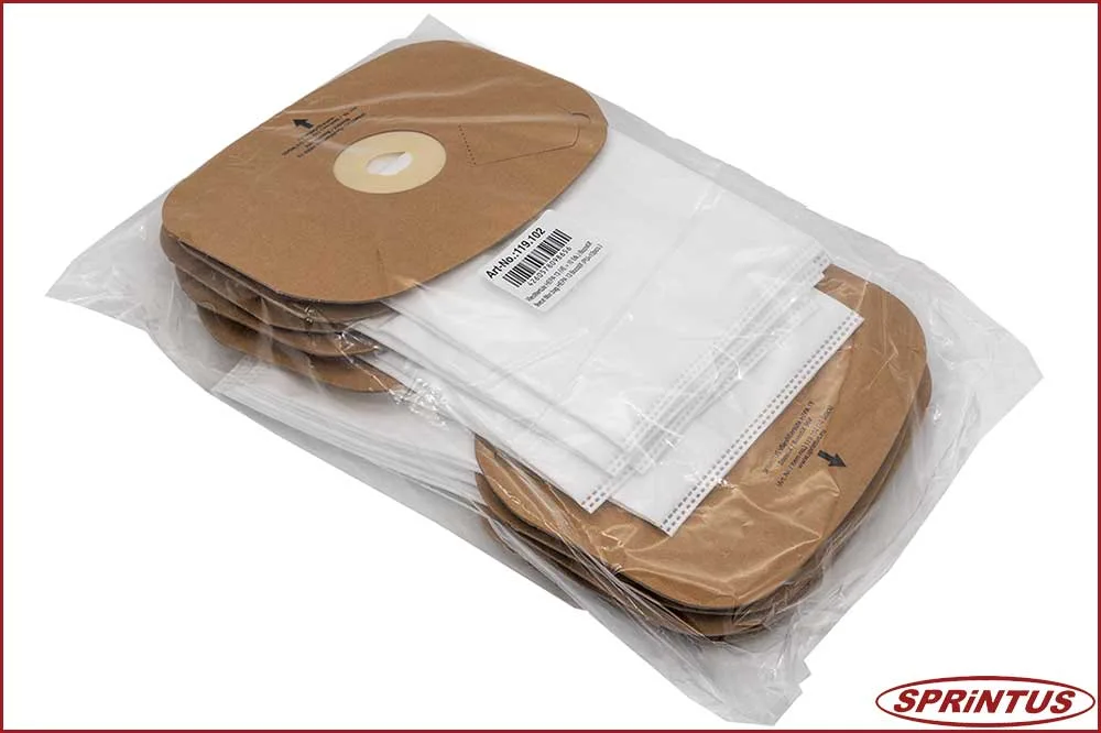 Sprintus 119102 HEPA 13 Vliesfiltertüte zu Rucksacksauger BoostiX + BoostiX iGO