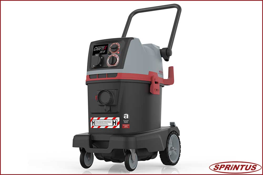 Sprintus 118060 Sicherheitssauger CraftiX 35 H, Staubklasse H, 35 Liter