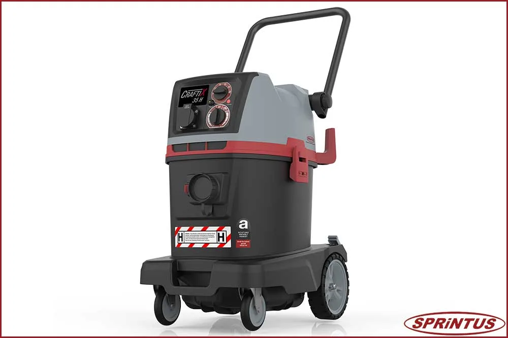 Sprintus 118060 Sicherheitssauger CraftiX 35 H, Staubklasse H, 35 Liter