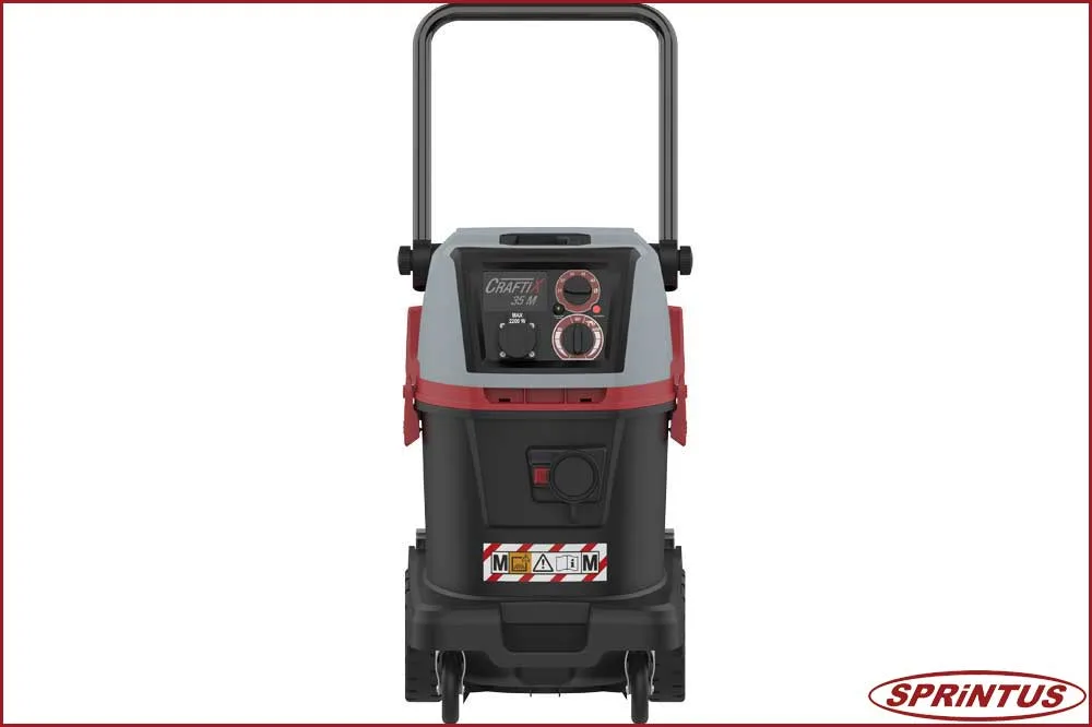 Sprintus 118030 Sicherheitssauger CraftiX 35 M, Staubklasse M, 35 Liter