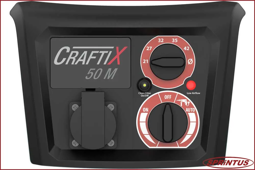Sprintus 118045 Sicherheitssauger CraftiX 50 M, Staubklasse M, 50 Liter