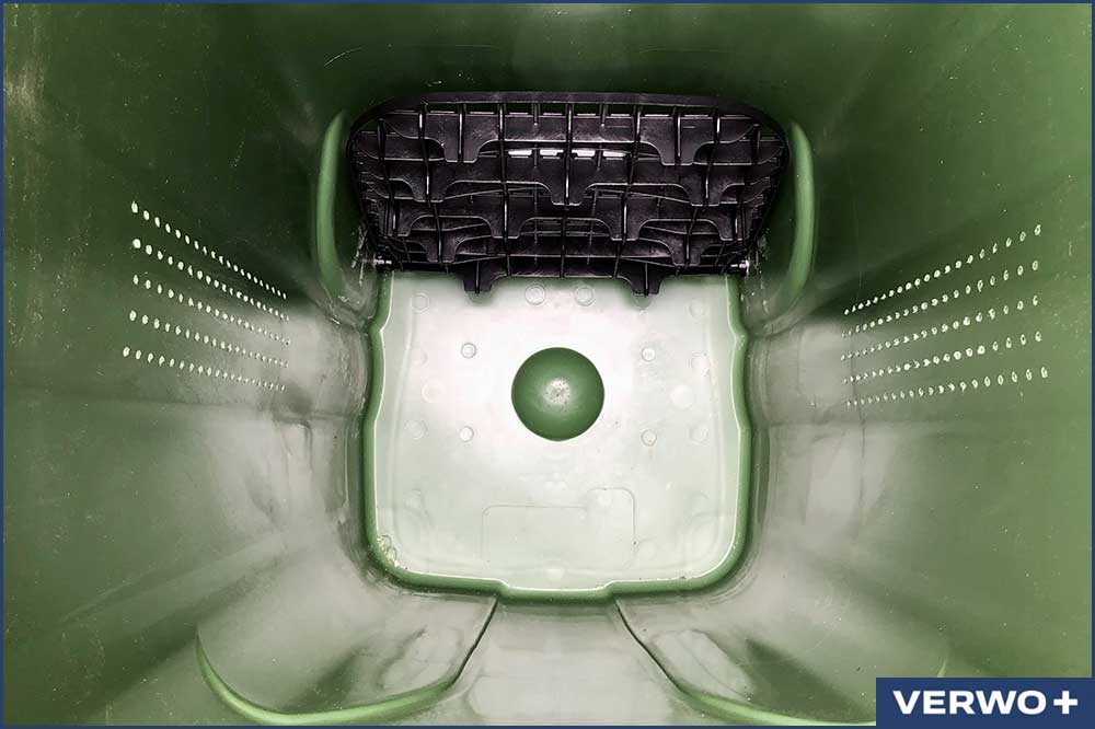 VERWO 03.24010 Kompostbehälter, Kunststoff, 240 Liter belüftet