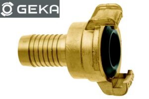 GEKA plus 07.0106 Klauenkupplung mit Schlauchtülle 1 1/4", 360° drehbar