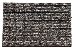 RM24 Fussmatte / Türvorleger, 40 x 60 cm, braun-schwarz-weiss gestreift
