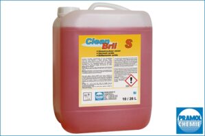 PRAMOL 23006.00110 CleanBril S Saurer Glanztrockner für Geschirrreinigungs-Anlagen, 10 Liter Kanister