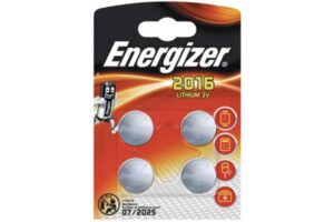 Energizer CR2016 Lithium 3V, 4 Stück