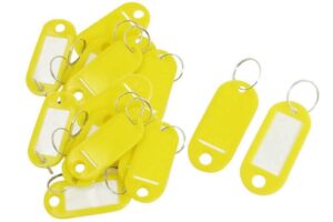 Cleaning Tools 94 Schlüsseletiketten, gelb – 10 Stück