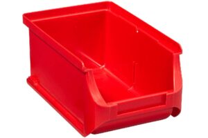 allit Stapelbox / Lagerbox Profi Plus Box 2, 102 x 160 x 75 mm, rot