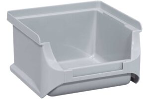 allit Stapelbox / Lagerbox Profi Plus Box 1, 102 x 100 x 60 mm, grau