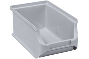 allit Stapelbox / Lagerbox Profi Plus Box 2, 102 x 160 x 75 mm, grau