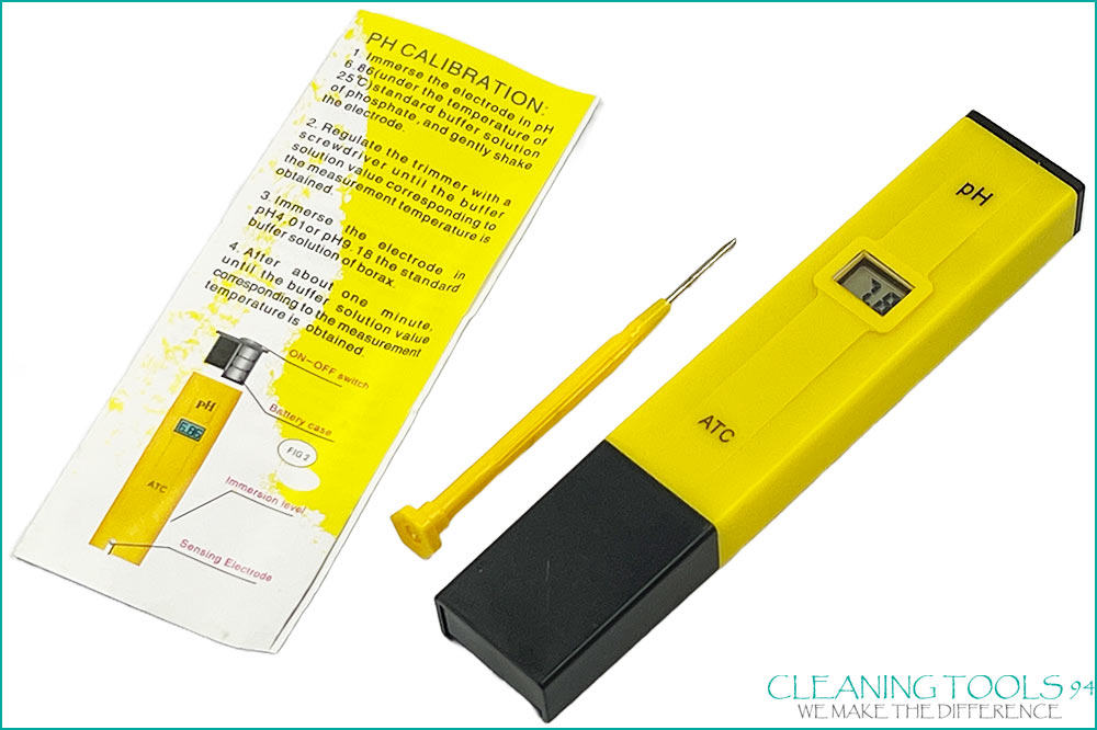 Cleaning Tools 94 PH-Wert Messgerät, gelb