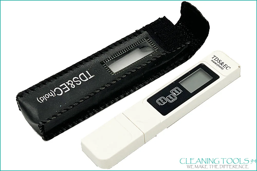 Cleaning Tools 94 TDS-Meter Wasserqualitätstester PPM sowie Temperatur, weiss