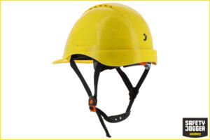 Safety Jogger AJUSCO CHINSTRAP Sicherheitshelm mit Kinnriemen und Einstellrädchen, gelb
