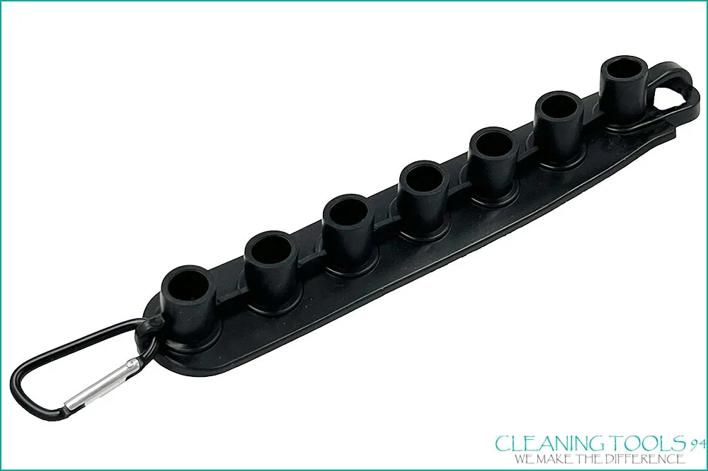 Cleaning Tools 94 Düsenhalterung 7-fach mit Karabiner, schwarz