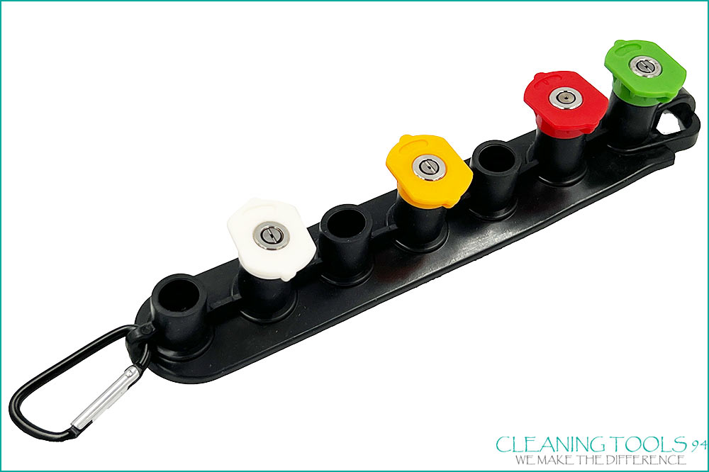 Cleaning Tools 94 Düsenhalterung 7-fach mit Karabiner, schwarz