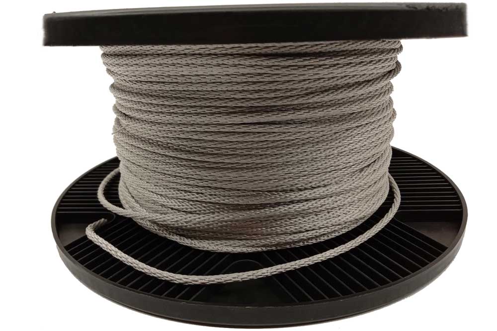 mamutec Architekturseil mit Drahteinlage, 4 mm, silber, ca. 60 Meter – Bild 2