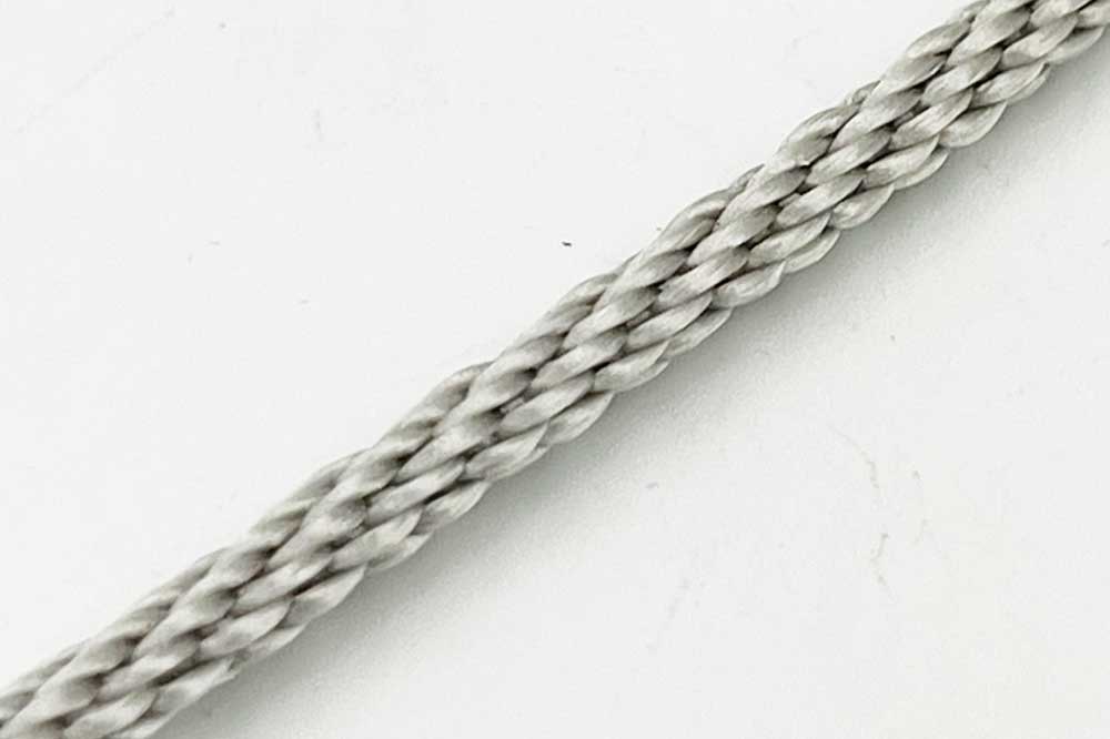 mamutec Architekturseil mit Drahteinlage, 4 mm, silber, ca. 60 Meter