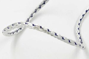 mamutec PARALOC Stingray Seil, 3 mm, blau-weiss - Meterware