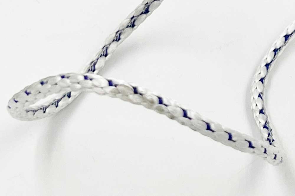 mamutec PARALOC Stingray Seil, 3 mm, blau-weiss - Meterware