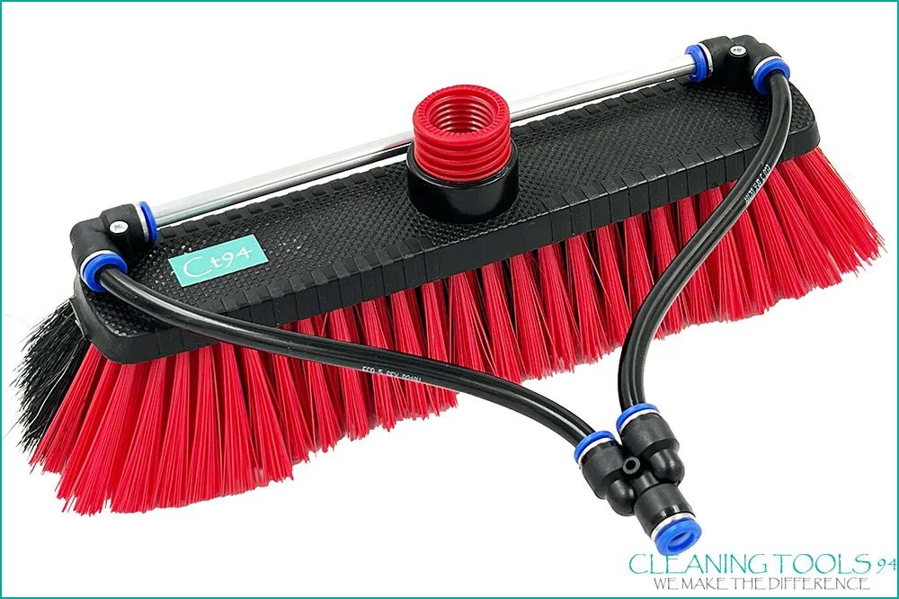 Cleaning Tools 94 Glas-Reinigungsbürste DUAL für wasserführende Teleskopstangen, 30 cm