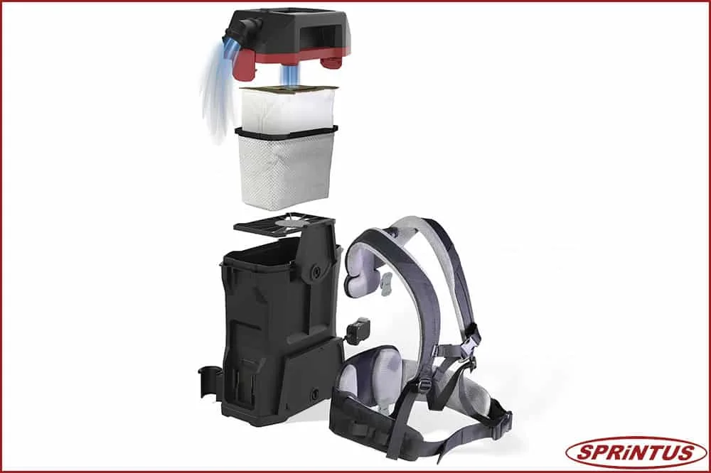 Sprintus Akku-Rucksacksauger BoostiX iGO ZERO