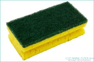 Cleaning Tools 94 Padschwamm, 153 x 75 x 50 mm, grün-gelb - 10 Stück