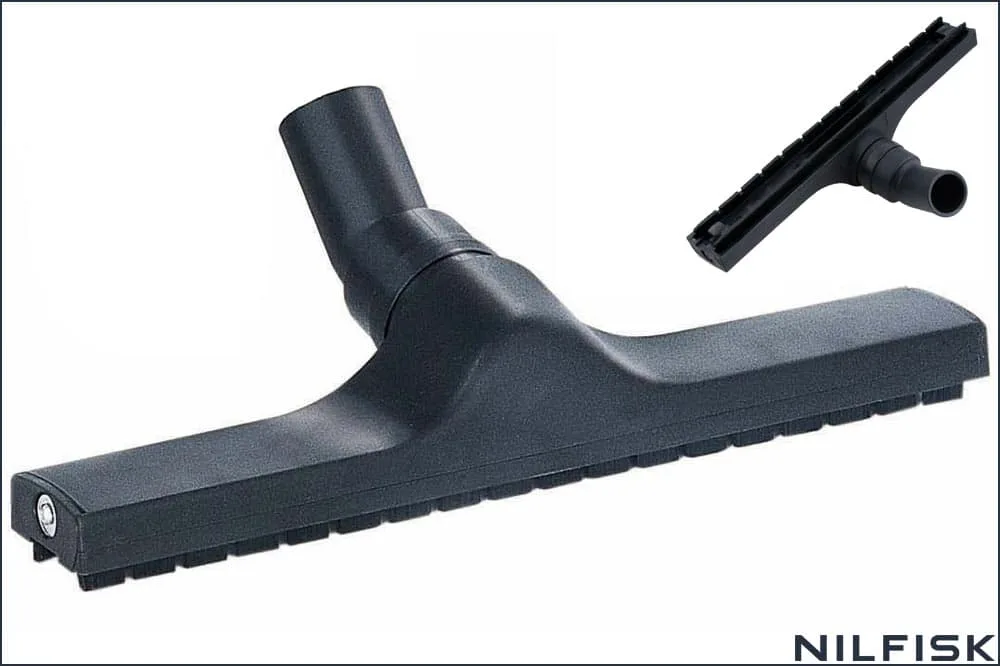 NILFISK 302002798 Basic-Bodendüse 400 mm, mit Bürste und Gummilippen, Ø 38 mm
