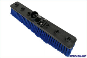 Streamline Bürste mit mittlerem Doppelborstensystem sowie DIN-Gewinde 45° Sockel, 36 cm