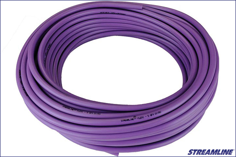 Streamline Flexi-5-Teleskopstangenschlauch, ID 5 mm - AD 8 mm, violett