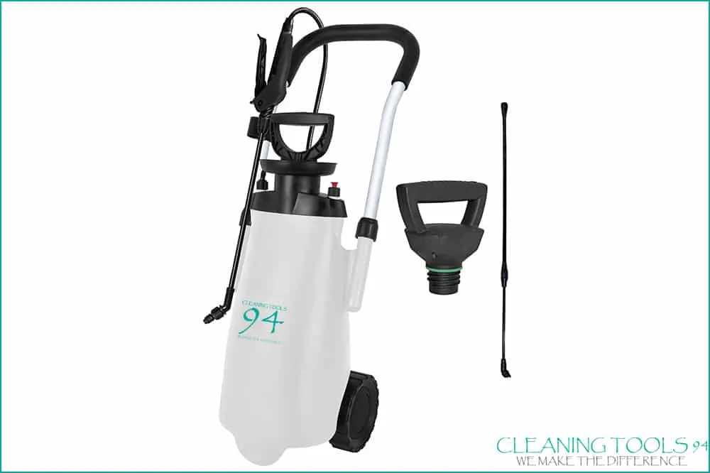 Cleaning Tools 94 EPT1200 Akku- und Pumpen-Drucksprühgerät auf Rädern, 12 Liter