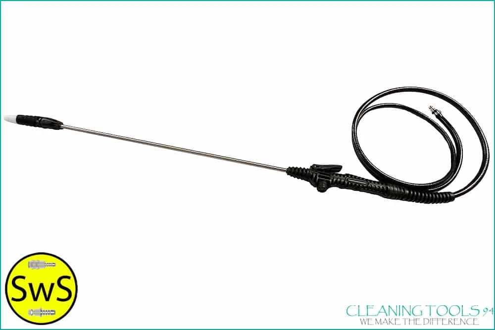 Cleaning Tools 94 Edelstahl-Winkel-Sprühlanze für Säuren, inkl. Schnellwechsel-System (SwS), 60 cm