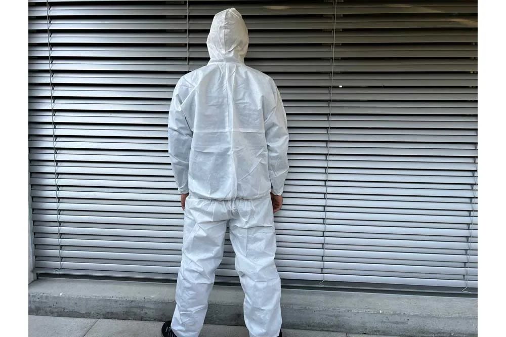 Cleaning Tools 94 Ganzkörper-Schutzanzug weiss XL – Strapazierfähiger Schutzanzug für Fassadenreinigung & Gewerbe – Bild 2