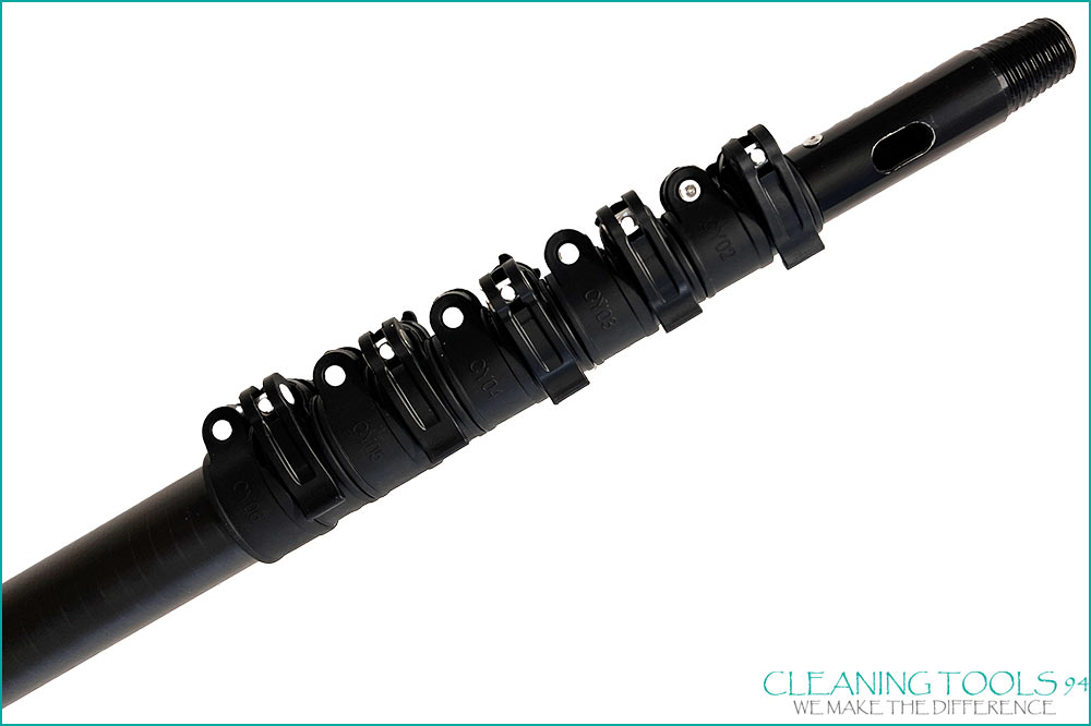 Cleaning Tools 94 wasserführende Carbon-Teleskopstange SPEZIAL, 6-teilig, 8.20 Meter Cleaning Tools 94 wasserführende Carbon-Teleskopstange SPEZIAL, 6-teilig, 8.20 Meter