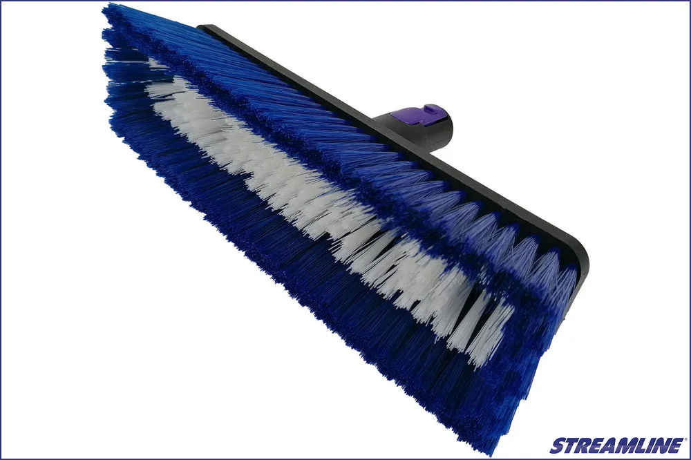 Streamline Bürste mit mittlerem Doppelborstensystem sowie OVA8 Sockel, 26 cm