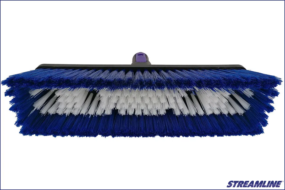 Streamline Bürste mit mittlerem Doppelborstensystem sowie OVA8 Sockel, 26 cm