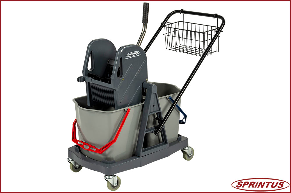 Sprintus 301001 Doppelfahreimer Kunststoff, Eimervolumen 2 x 17 Liter Sprintus 301001 Doppelfahreimer Kunststoff, Eimervolumen 2 x 17 Liter