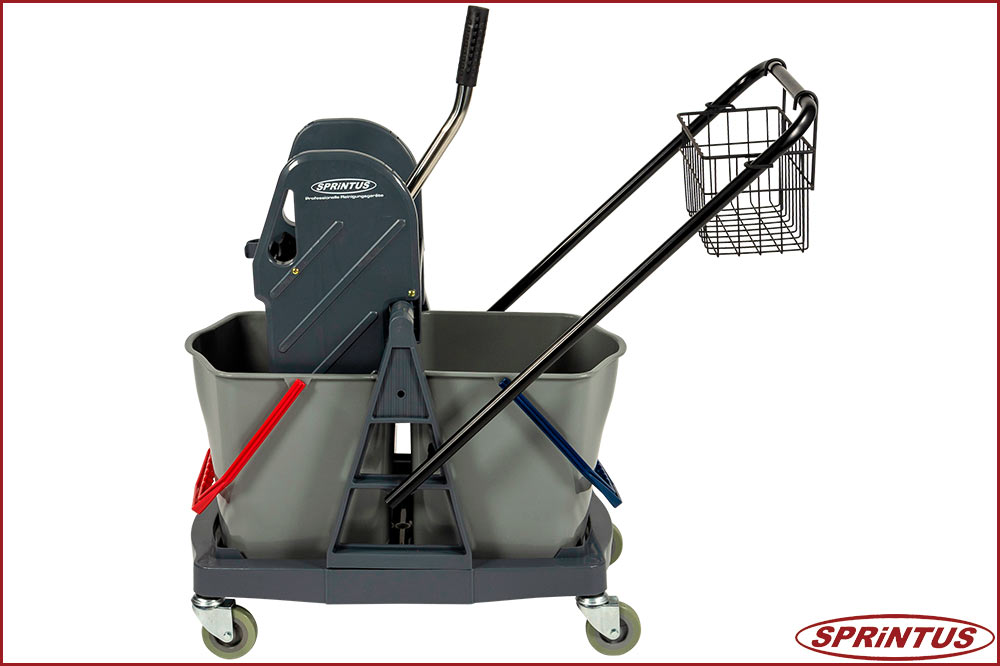 Sprintus 301001 Doppelfahreimer Kunststoff, Eimervolumen 2 x 17 Liter Sprintus 301001 Doppelfahreimer Kunststoff, Eimervolumen 2 x 17 Liter