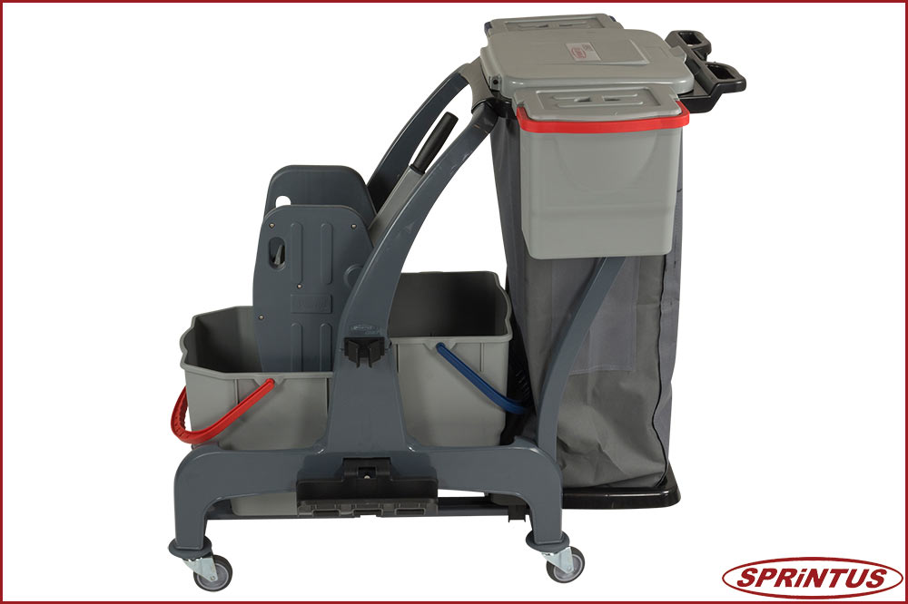 Sprintus 301170 CombiX XL Doppelfahreimer, Halterung für Müllsack sowie Moppablage Sprintus 301170 CombiX XL Doppelfahreimer, Halterung für Müllsack sowie Moppablage
