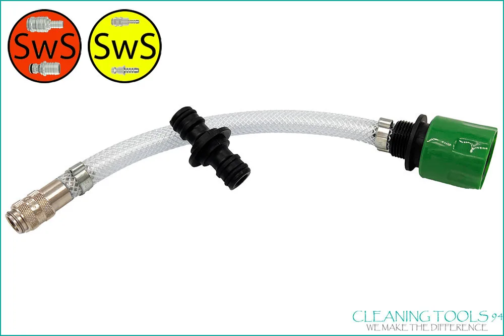 Cleaning Tools 94 Reinwasser-Adapterschlauch DN9 Steckkupplung zu DN5 Steckkupplung