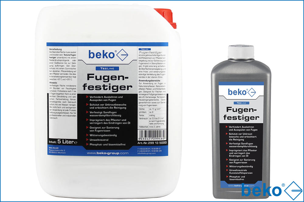 beko TecLine Fugenfestiger – Stabile Fugen und saubere Pflasterwege ohne Unkraut