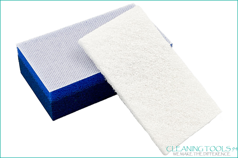 Cleaning Tools 94 Reinigungs- und Schleifklotz mit Kletthalterung – Der ergonomische Dual-Adapter für Pads & Schleifpapier Cleaning Tools 94 Reinigungs- und Schleifschwamm mit Kletthalterung