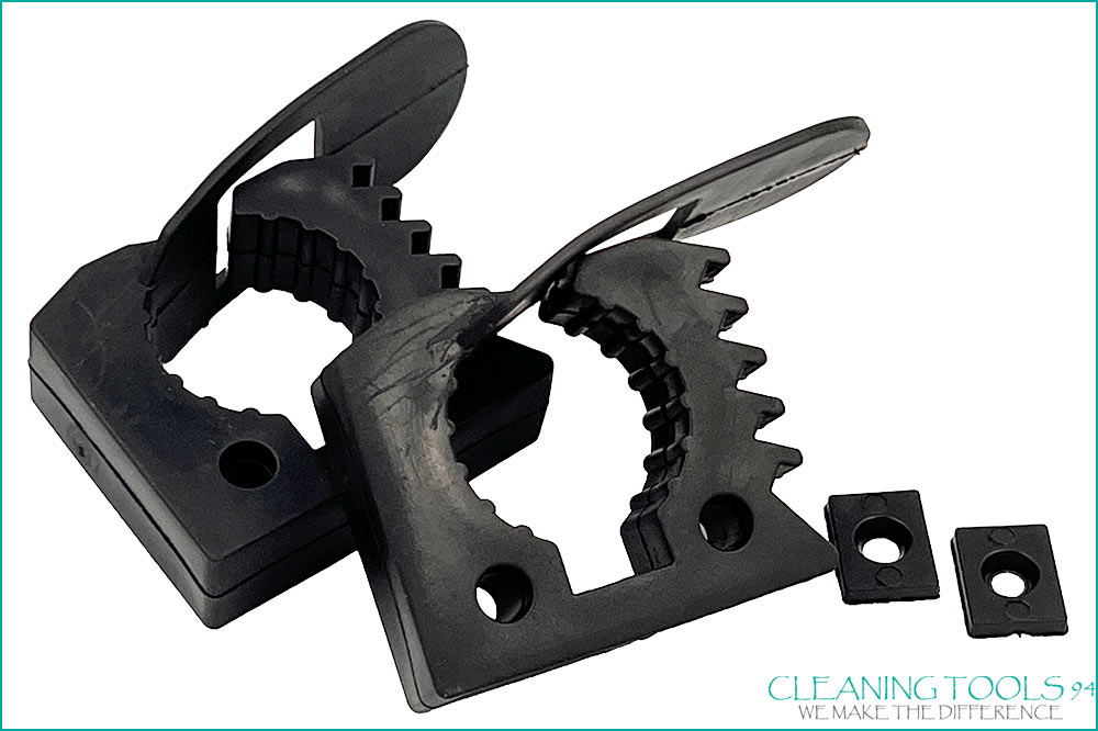 Profi-Reinigungstechnik & Experten-Know-how aus der Schweiz Cleaning Tools 94 Teleskopstangen-Halterungs-Set, 2 Stück – Sicherer Transport & Ordnung