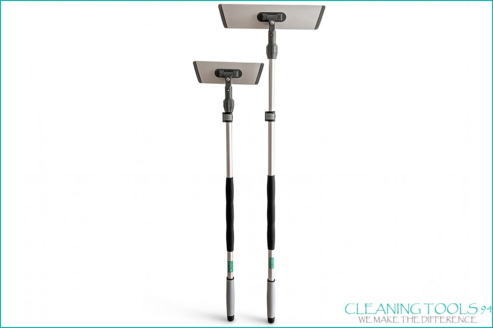 Profi-Reinigungstechnik & Experten-Know-how aus der Schweiz Cleaning Tools Aluminium Klettmopphalter & Sprintus Teleskopstiel-Set
