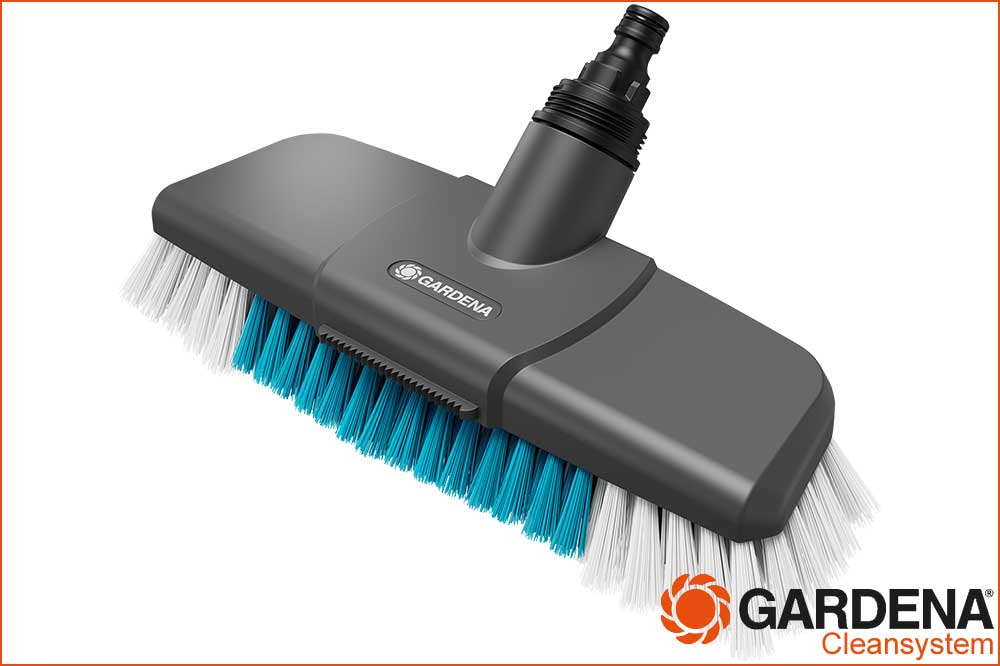 GARDENA 18816-20 cleansystem Stielbürste hard für robuste Flächen